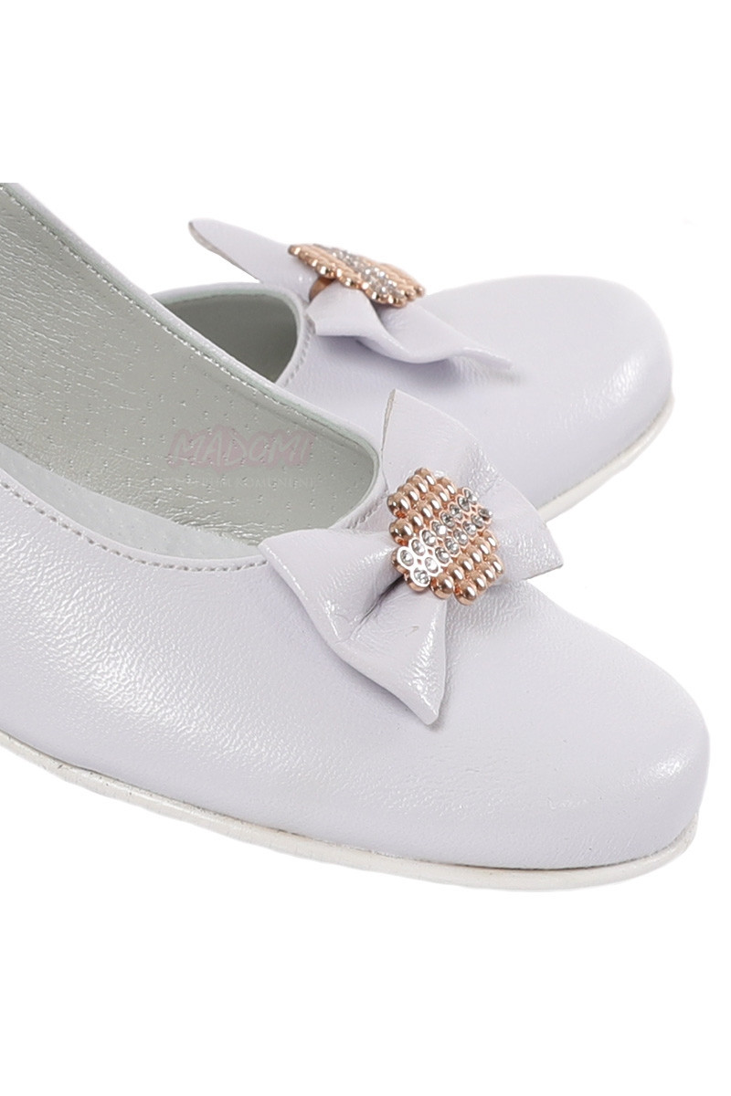Baleriny komunijne dla dziewczynki buty obuwie OM805