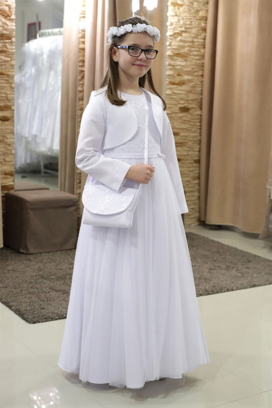 Sukienka komunijna Anastazja 65BI rozmiar 128