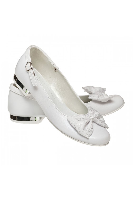 Buty komunijne dla dziewczynki baleriny MIKO OM816 30-40