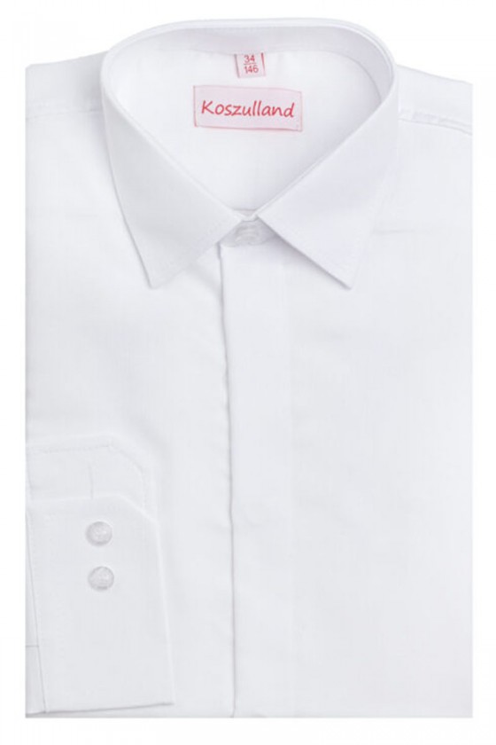 Koszula długi rękaw plisa slim OXFORD KSZ10 122-172