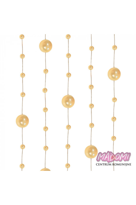 Girlandy perłowe o długości 1.3 m. 5 szt. GP23