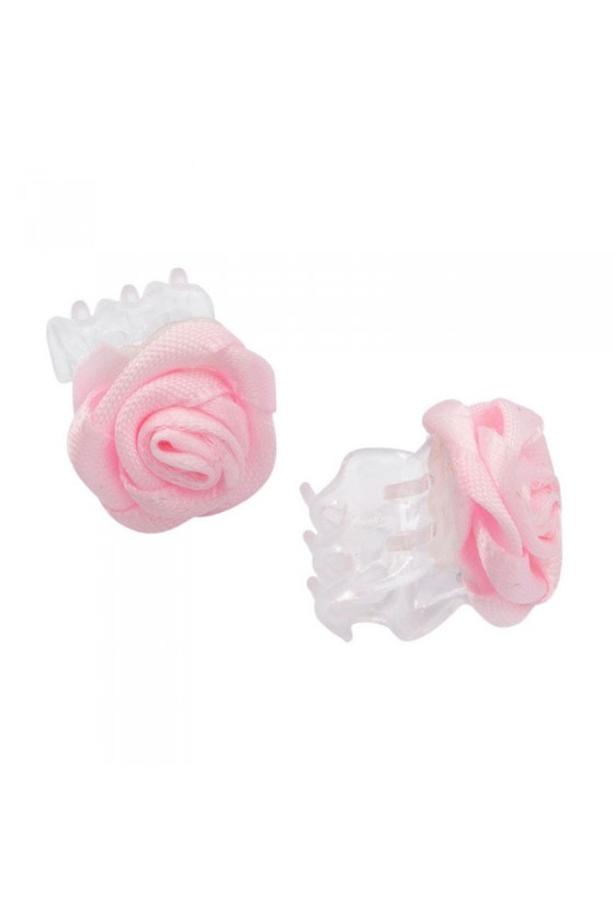 Spinka do włosów żabka z różowym kwiatkiem SM-KL050-1