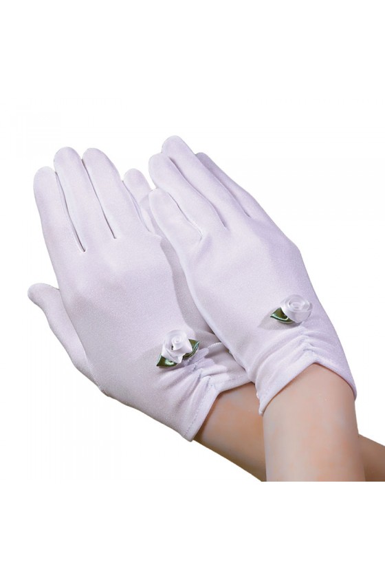 Rękawiczki do Komunii Świętej dla dziewczynki RKC30