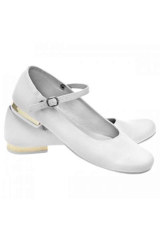 Buty komunijne dla dziewczynki baleriny MIKO OM820 30-40