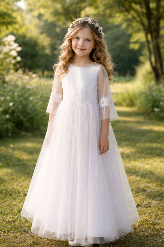 Sukienka komunijna SK-LU17 128-164