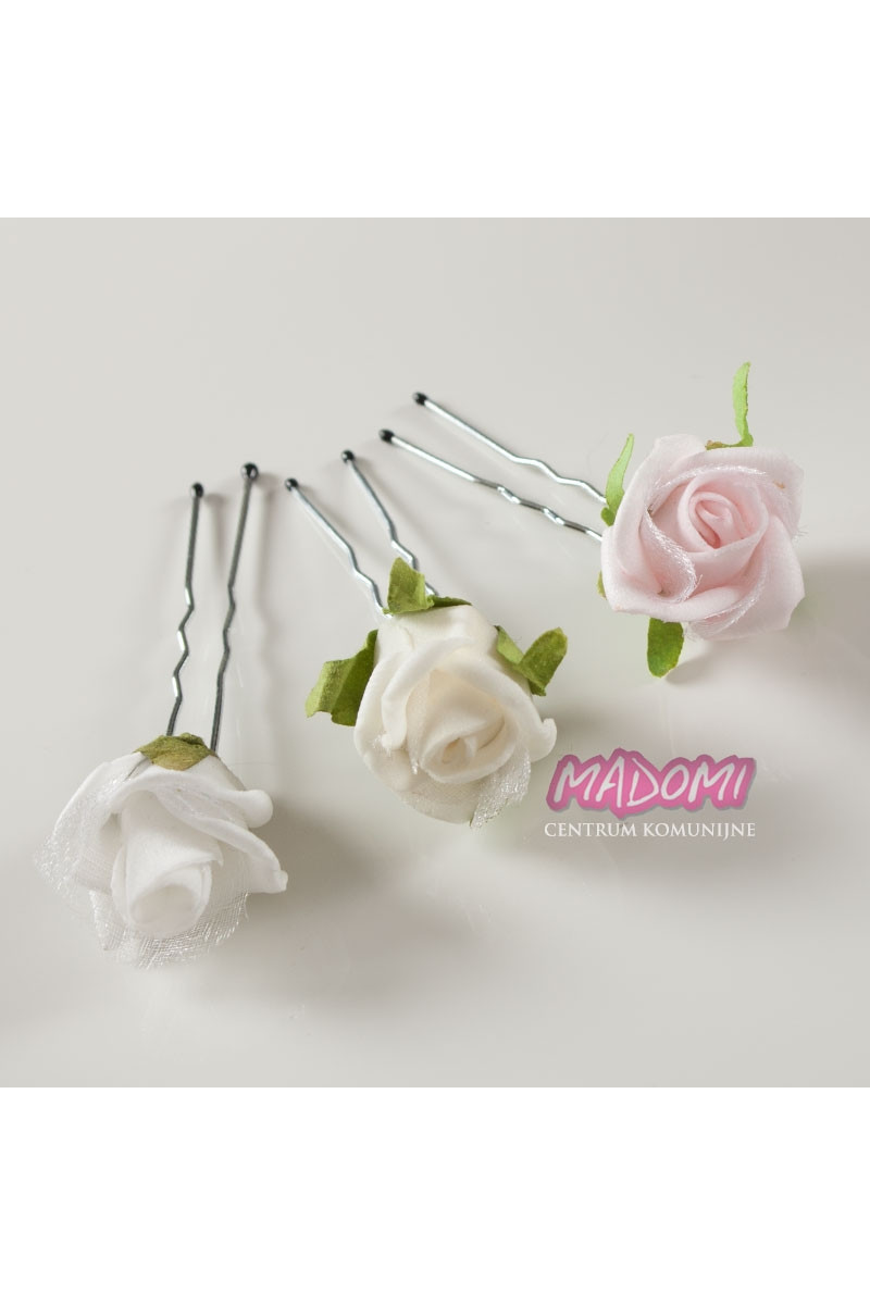 Szpilki do włosów z kwiatuszkami jak żywe model SM08